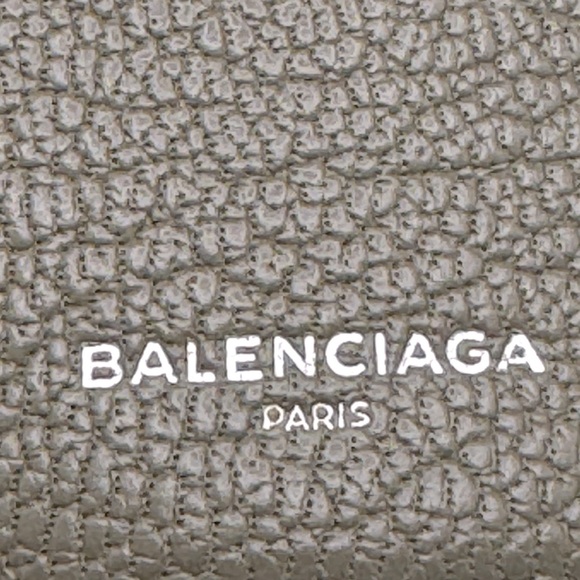 BALENCIAGA Neo classic Mini Wallet in Gray Grained Calfskin - Picture 15 of 15